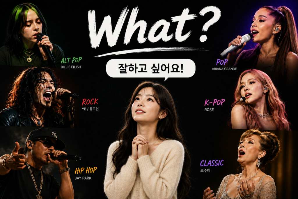 노래 잘하는 방법-장르별 보컬